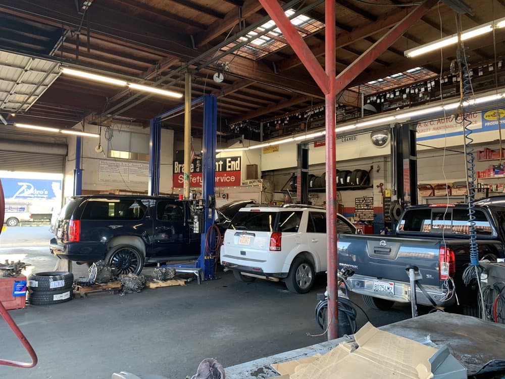Inside A & C Auto Clinic
